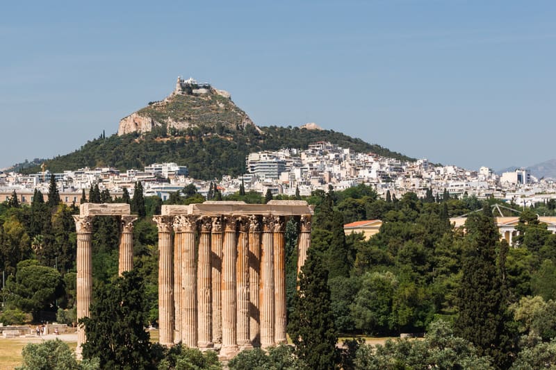 Athens and the Acropolis: a practical route into the Peloponnese