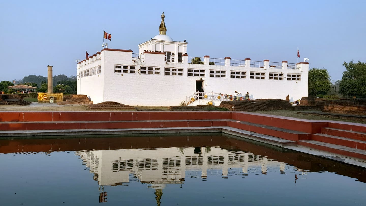 Lumbini — photograph by Rangan Datta Wiki