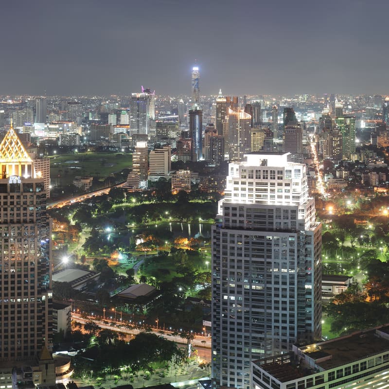 Bangkok and the Chao Phraya, Thailand