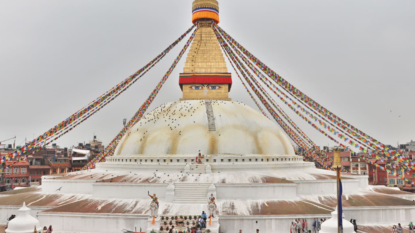 Boudhanath, Kathmandu — photograph by Nabin K. Sapkota