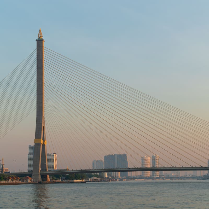 Bangkok and the Chao Phraya, Thailand