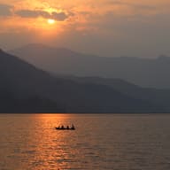 Phewa Lake, Pokhara — photograph by Sanu N